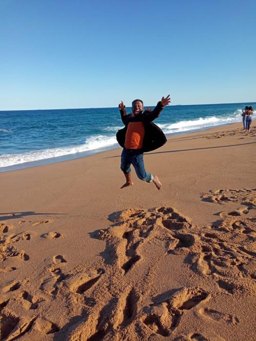 Paul in the air....